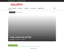 Tablet Screenshot of galatea.ch