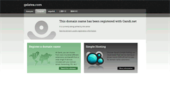 Desktop Screenshot of galatea.com